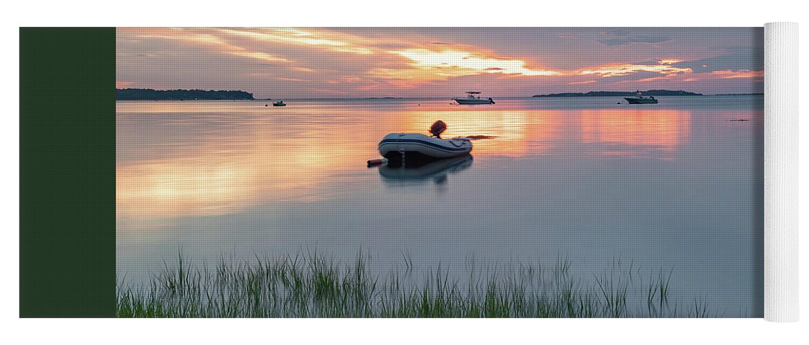 Shore Yoga Mat featuring the photograph Quiet Marsh by William Bretton