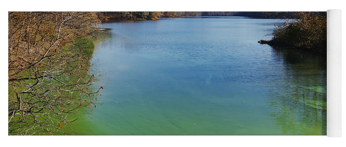 Nature Yoga Mat featuring the photograph Radnor Lake by Ally White