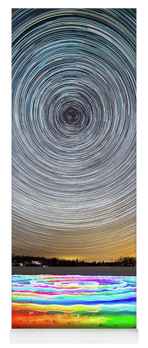 Colorful Yoga Mat featuring the photograph Rainbow Spiral 2 by Matt Molloy