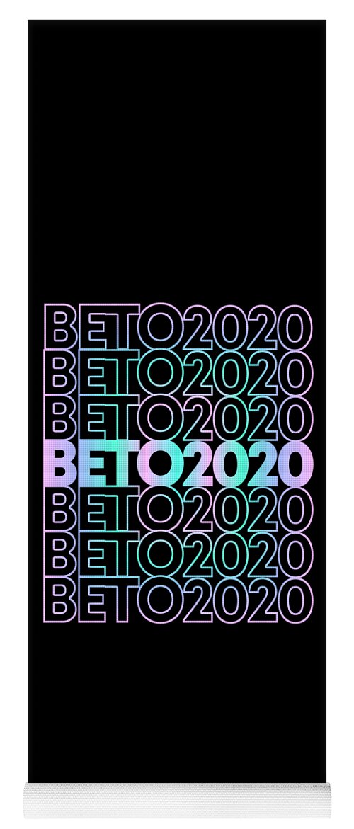 Cool Yoga Mat featuring the digital art Retro Beto 2020 by Flippin Sweet Gear