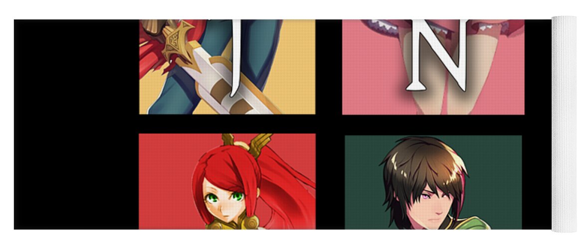 Vintage RWBY Anime Characters Team JNPR Gifts Idea Poster