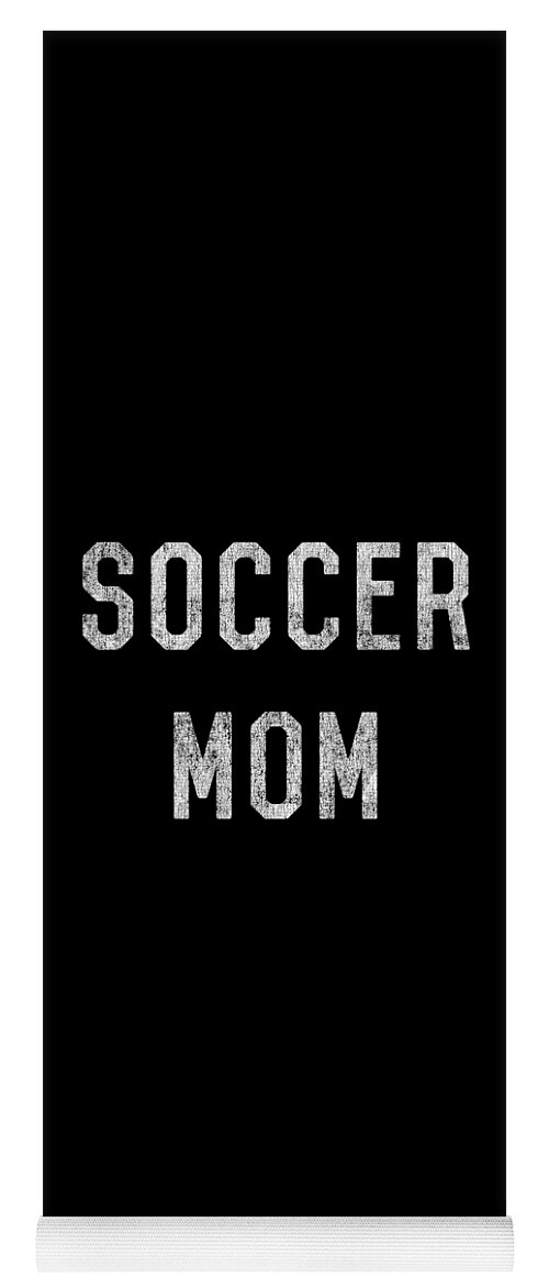 Gifts For Mom Yoga Mat featuring the digital art Retro Soccer Mom by Flippin Sweet Gear