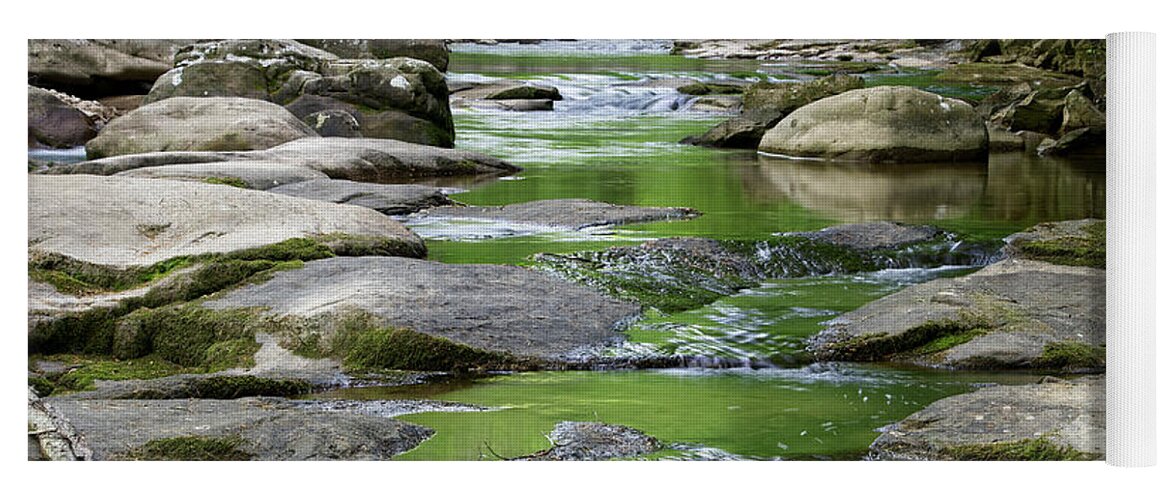 Cumberland Plateau Yoga Mat featuring the photograph Richland Creek 29 by Phil Perkins