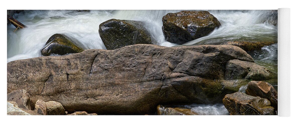 Laurel Falls Yoga Mat featuring the photograph Richland Creek 5 by Phil Perkins