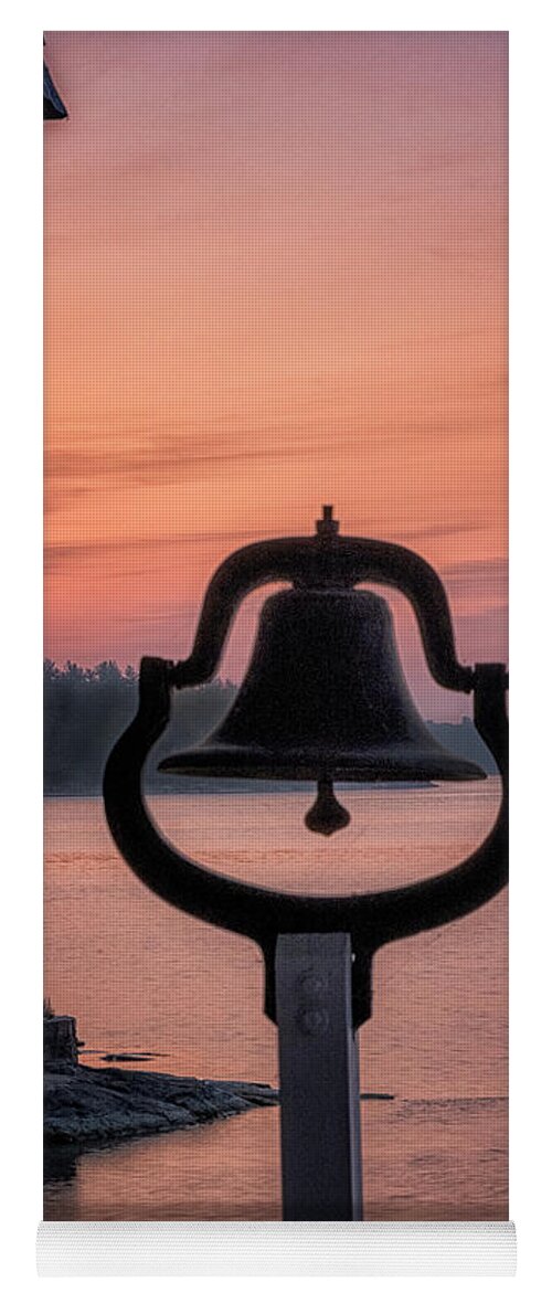 Singleton Photography Yoga Mat featuring the photograph River House Bell by Tom Singleton