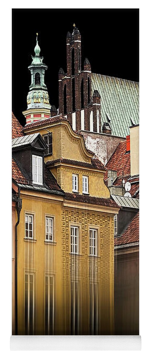 Roofs Yoga Mat featuring the photograph Roofs by Raffaele Corte