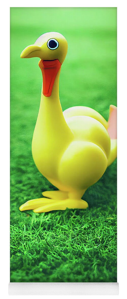 Rubber Chicken Yoga Mat featuring the digital art Rubber Chicken 03 by Matthias Hauser