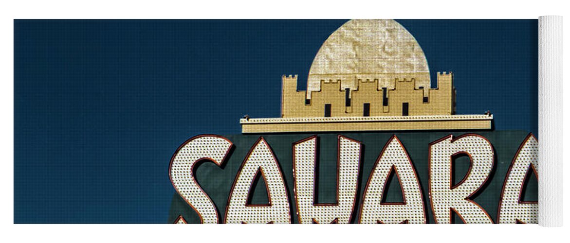 Film Yoga Mat featuring the photograph Sahara Hotel 35 mm Film 2005 by Matthew Bamberg