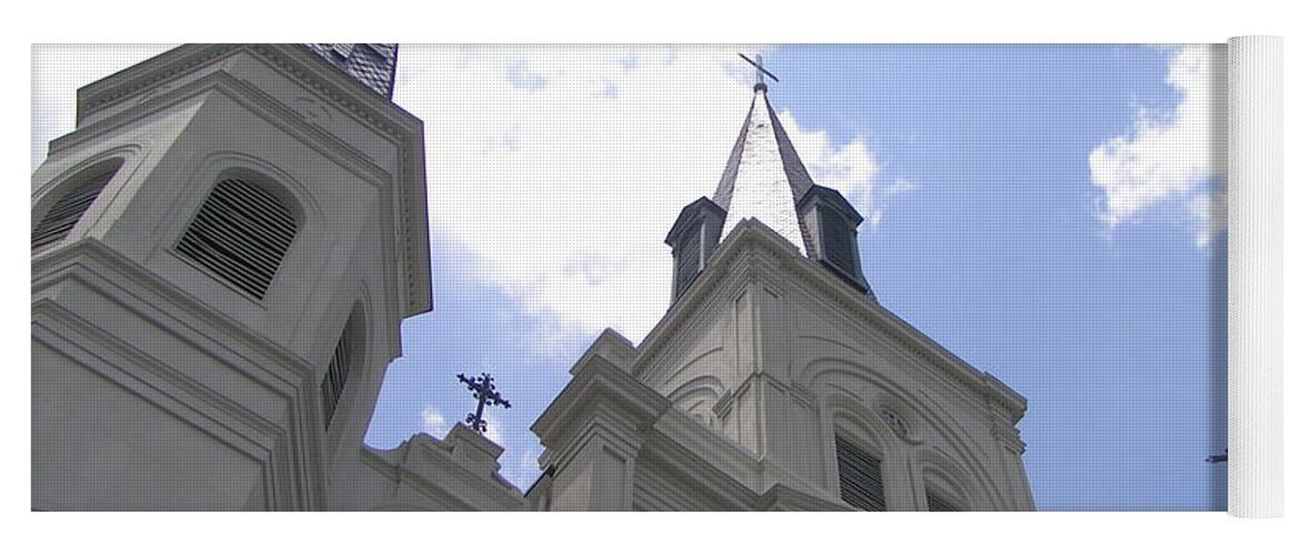 Saint Louis Cathedral Yoga Mat featuring the photograph Saint Louis Cathedral by Heather E Harman