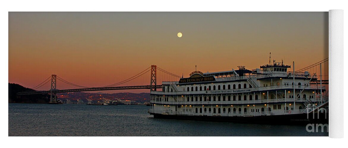 San Francisco Belle Yoga Mat featuring the photograph San Francisco Belle at Sunset by fototaker Tony