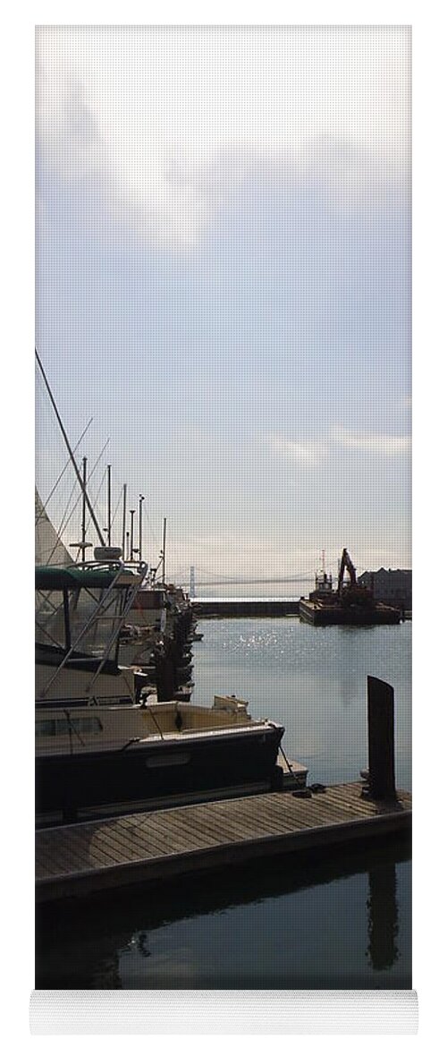  Yoga Mat featuring the photograph San Francisco Docks by Heather E Harman