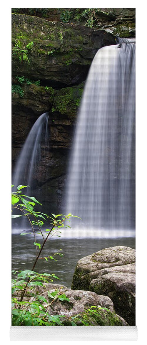 Savage Falls Yoga Mat featuring the photograph Savage Falls 2 by Phil Perkins