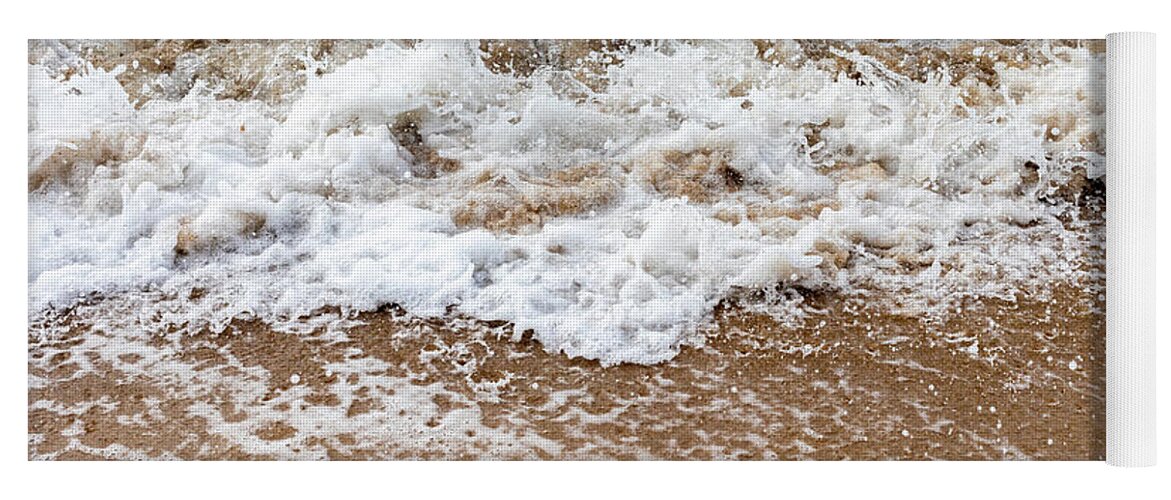 Seashore Yoga Mat featuring the photograph Seaside Splash by Tanya C Smith