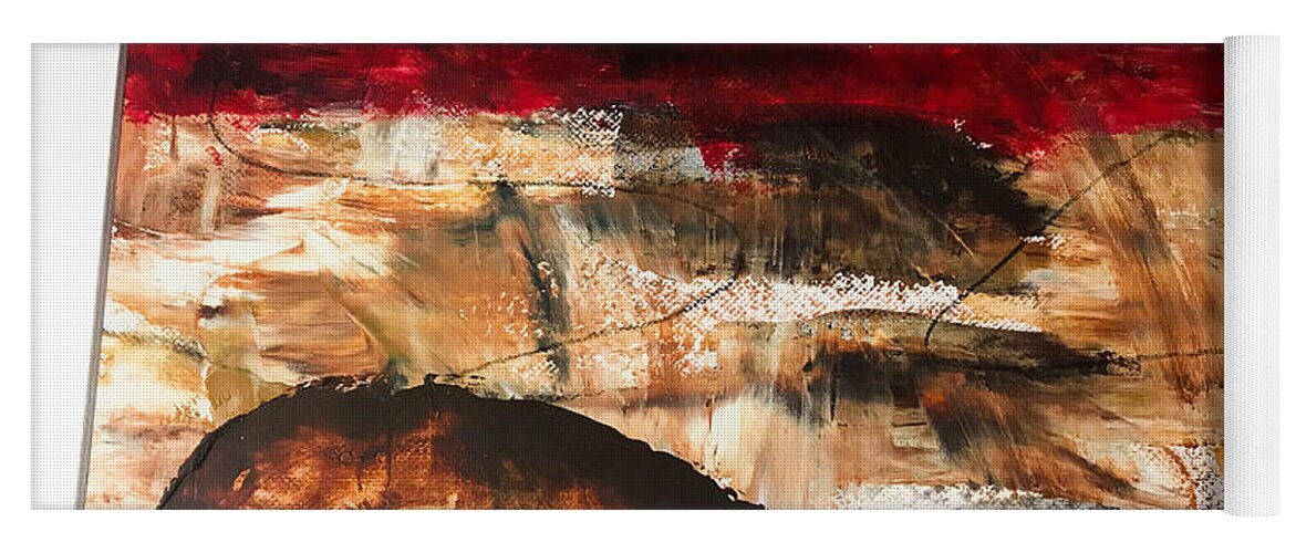 Abstract Yoga Mat featuring the photograph Seeing Red by Jean Wolfrum