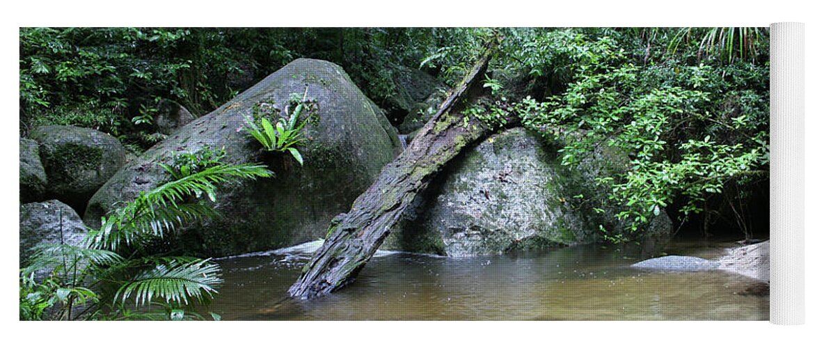 Mossman Gorge Yoga Mat featuring the photograph Serenity by Maryse Jansen