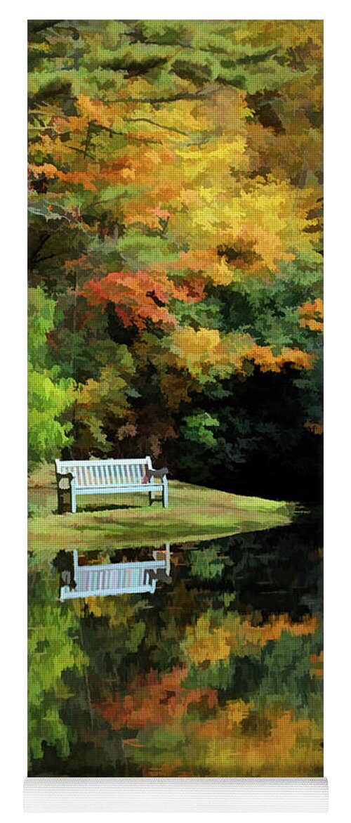 North Carolina Yoga Mat featuring the photograph Serenitys Pond by Jennifer Robin