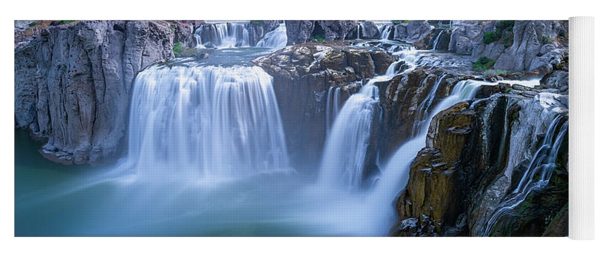Outdoors Yoga Mat featuring the photograph Shoshone Falls by Erin K Images