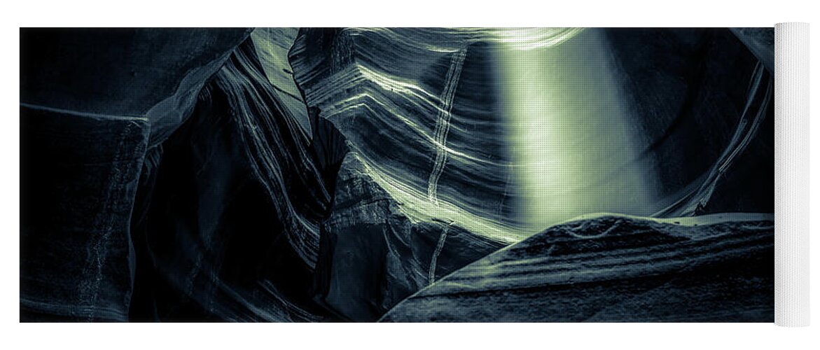 Upper Antelope Canyon Yoga Mat featuring the photograph Signs Of Life by Az Jackson