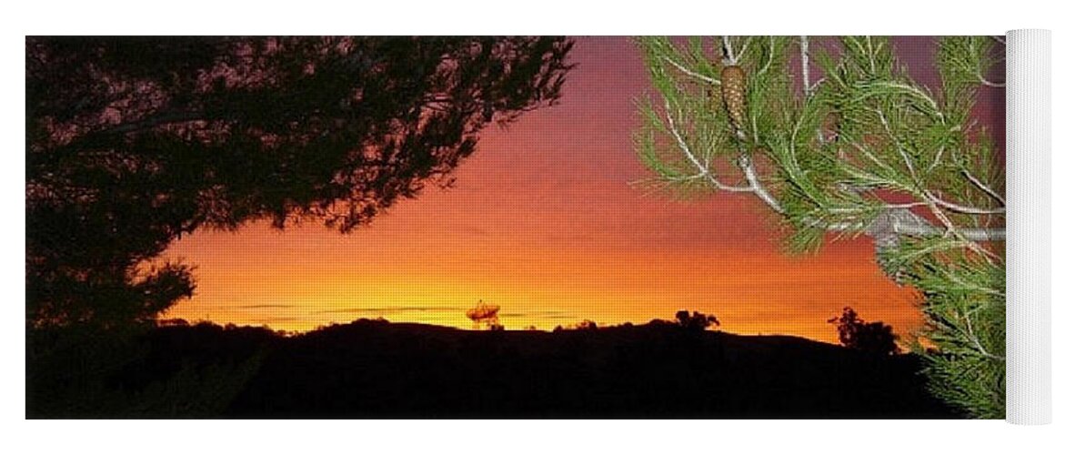 Silicon Valley Yoga Mat featuring the photograph Silicon Valley Sunrise by Hank Gray