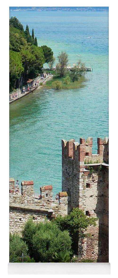 Sirmione Yoga Mat featuring the photograph Sirmione by Claudia Zahnd-Prezioso