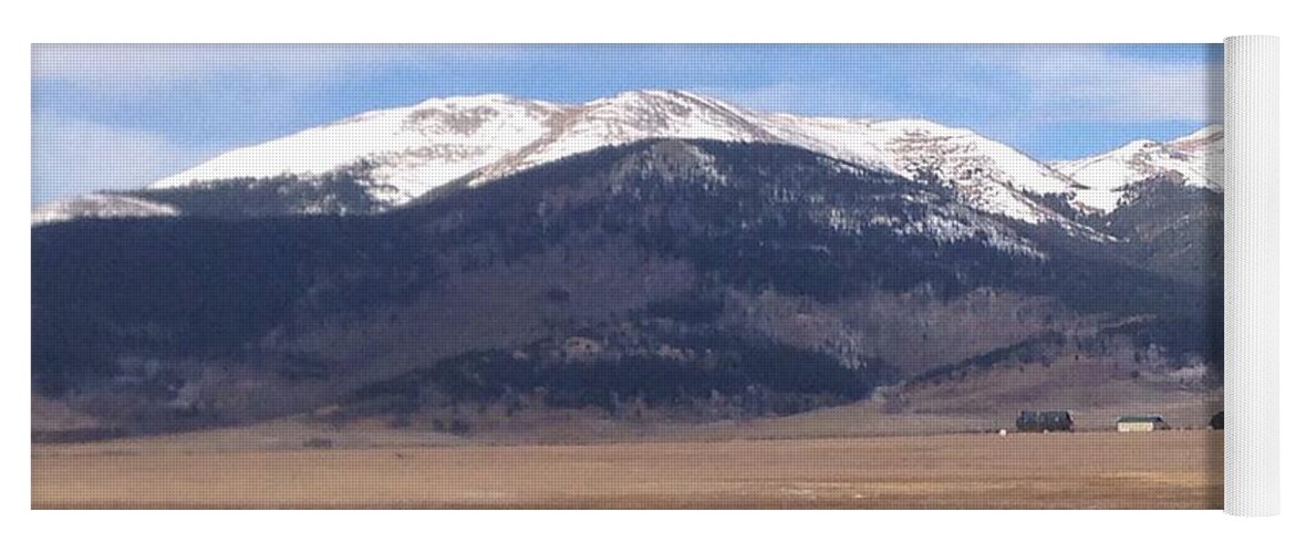 Rocky Mountains Yoga Mat featuring the photograph Sky Country by Lisa White