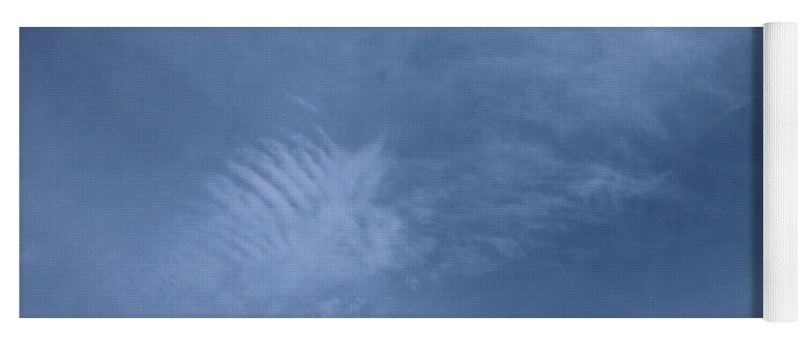 Clouds Yoga Mat featuring the photograph Sky Feather by Kimberly Furey