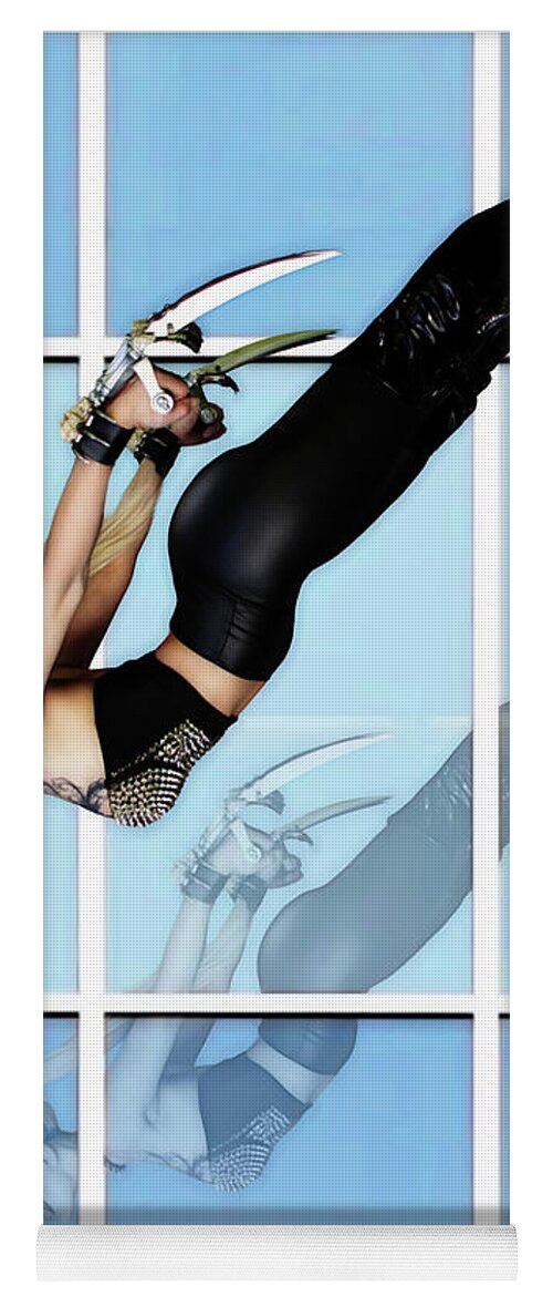 Skydriver Yoga Mat featuring the photograph SkyDiver by Jon Volden