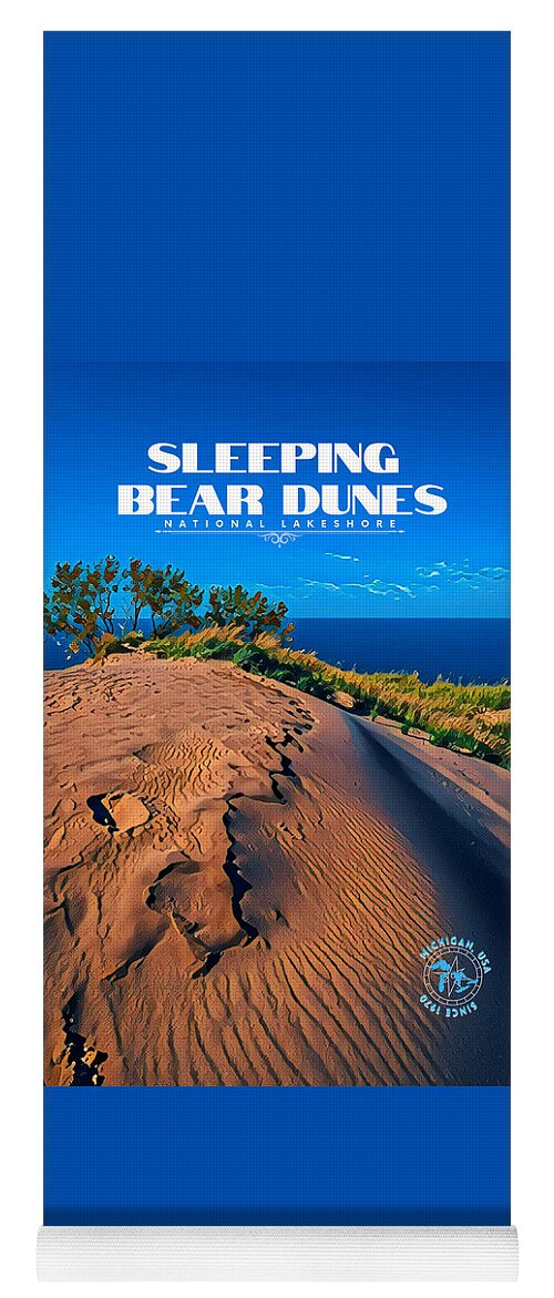 Sleeping Yoga Mat featuring the photograph Sleeping Bear Dunes National Lakeshore Poster by Christopher Thomas