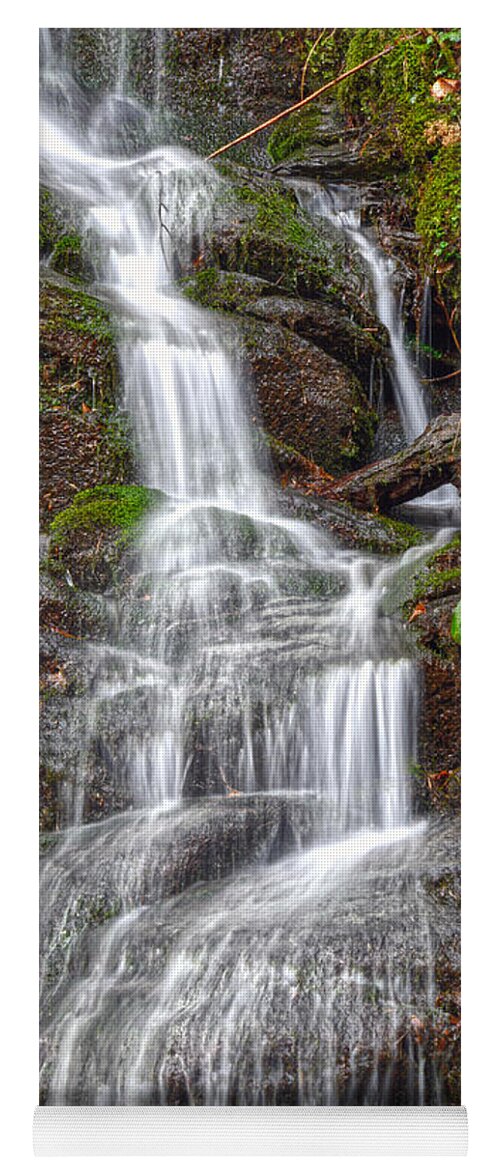 Waterfalls Yoga Mat featuring the photograph Small Waterfalls 4 by Phil Perkins