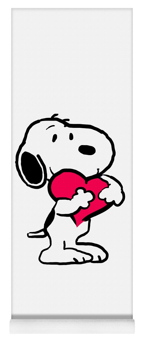 Snoopy Fall In Love Yoga Mat by Allan A Cook - Fine Art America