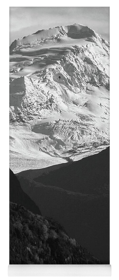 Mountain Yoga Mat featuring the photograph Snow Covered Mountain by Kimberly Blom-Roemer