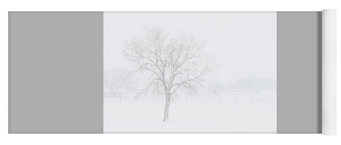 New Mexico Yoga Mat featuring the photograph Snowscape by Maresa Pryor-Luzier