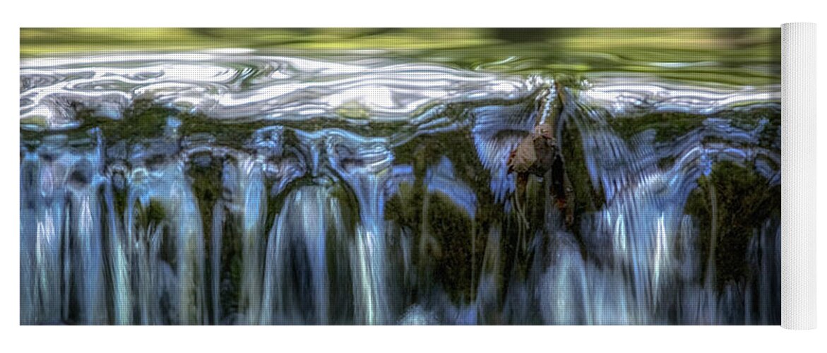 Soft Waterfall Yoga Mat featuring the photograph Soft waterfall by Donald Kinney