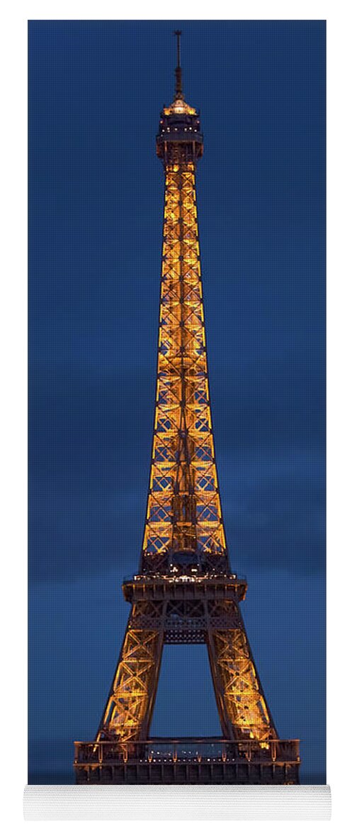 Eiffel Tower Paris Yoga Mat featuring the photograph Sparkle On by Rebecca Herranen