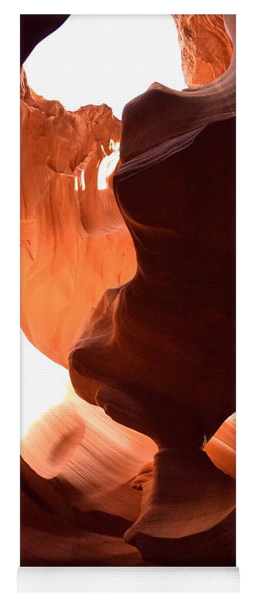 Lower Yoga Mat featuring the photograph Spiderman Rock Formation - Lower Antelope by Bnte Creations