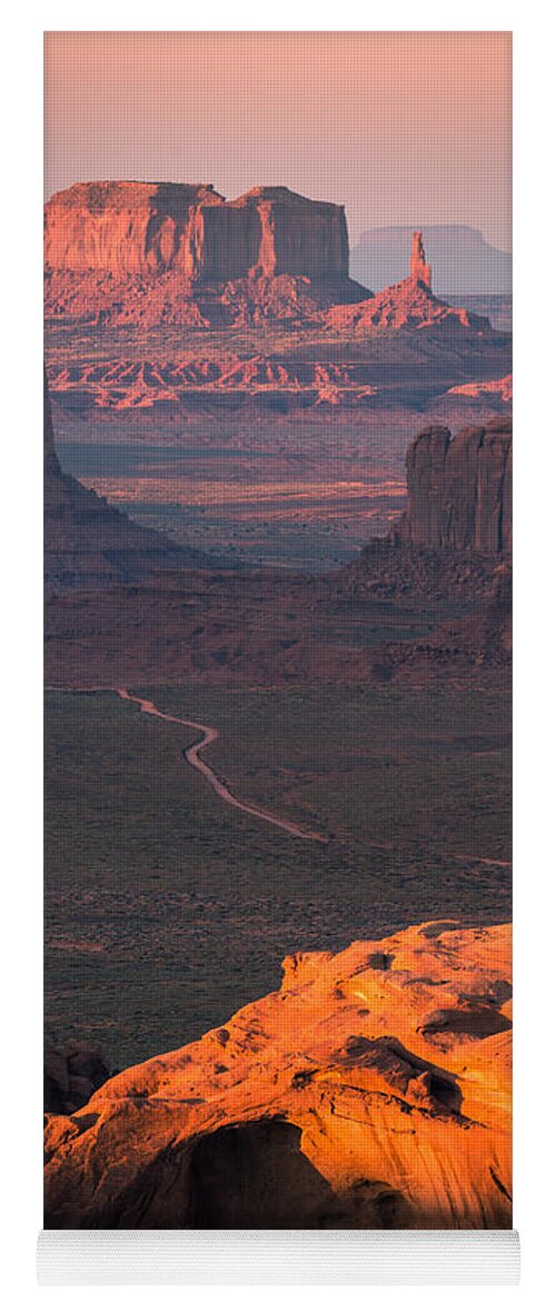 Buttes Yoga Mat featuring the photograph Spires and Mesas by Peter Boehringer
