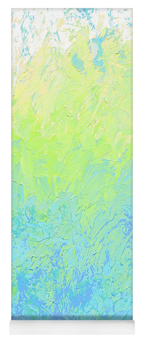 Spring Yoga Mat featuring the painting Spring Morning by Linda Bailey