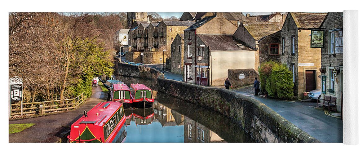 Uk Yoga Mat featuring the photograph Springs Branch, Leeds and Liverpool Canal, Skipton by Tom Holmes Photography