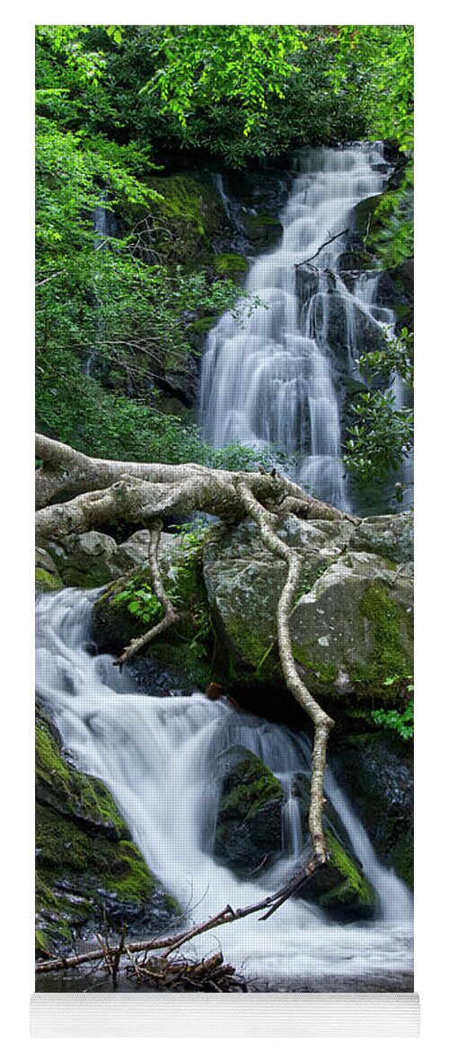 Spruce Flats Falls Yoga Mat featuring the photograph Spruce Flats Falls 20 by Phil Perkins