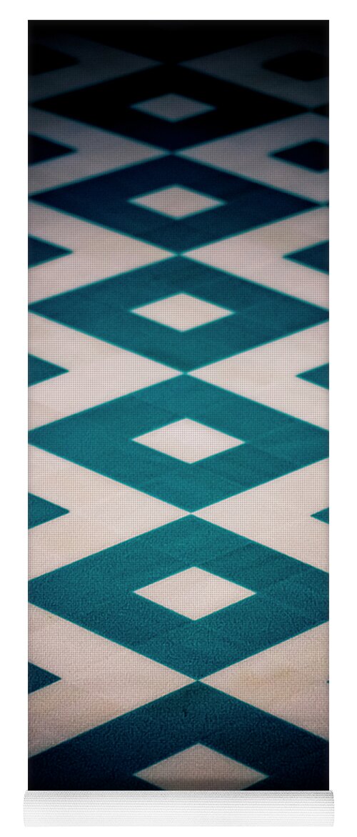 Abstract Yoga Mat featuring the photograph Squared Up by Christi Kraft