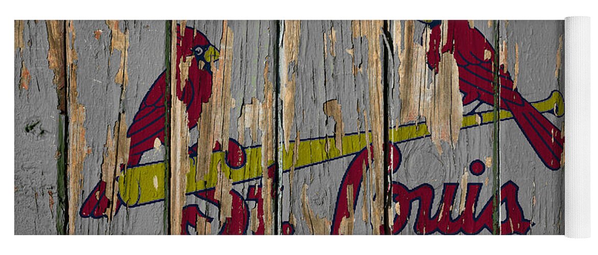 St Louis Cardinals Logo Vintage Barn Wood Paint Canvas Print / Canvas Art  by Design Turnpike - Fine Art America