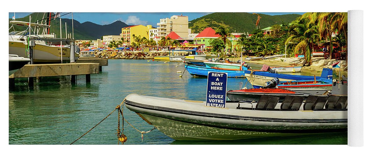 Color Yoga Mat featuring the photograph St Maarten 2 by AE Jones