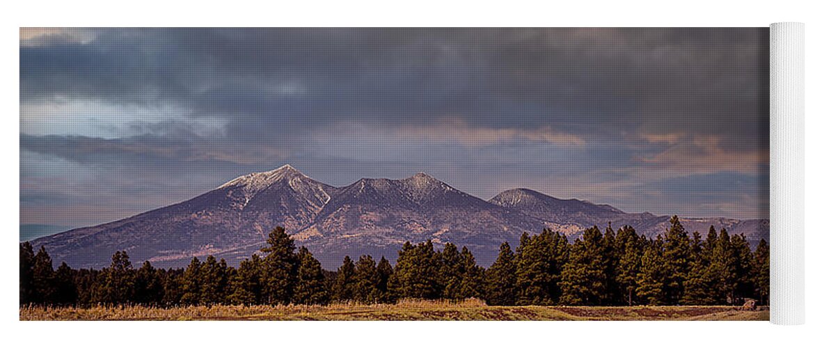 Wetlands Yoga Mat featuring the photograph Stormy Skies by Laura Putman