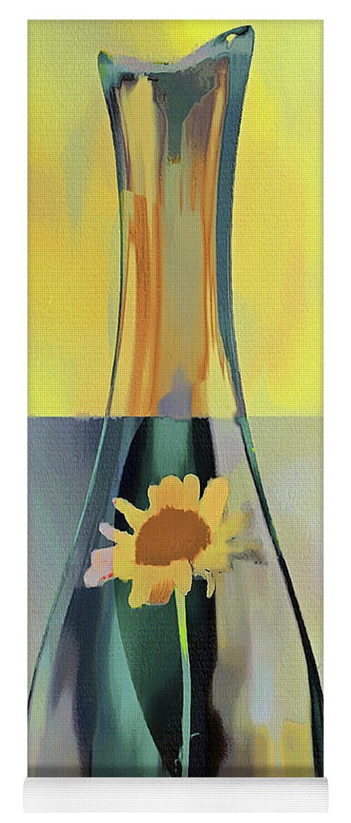 Flora Yoga Mat featuring the photograph Striving To Reach The Top by Rene Crystal