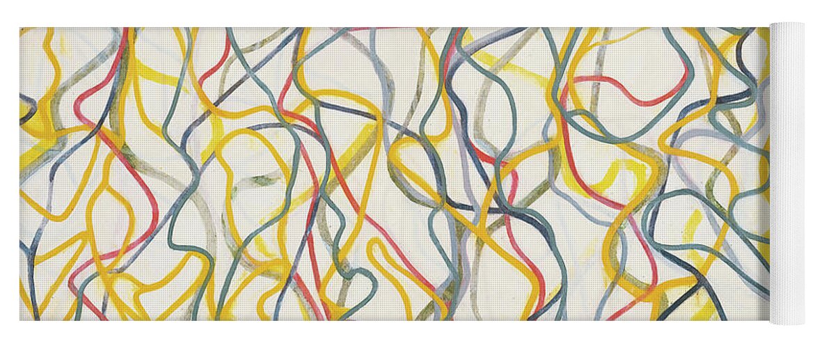 Brice Marden Yoga Mat featuring the photograph Study for the Muses by Doc Braham