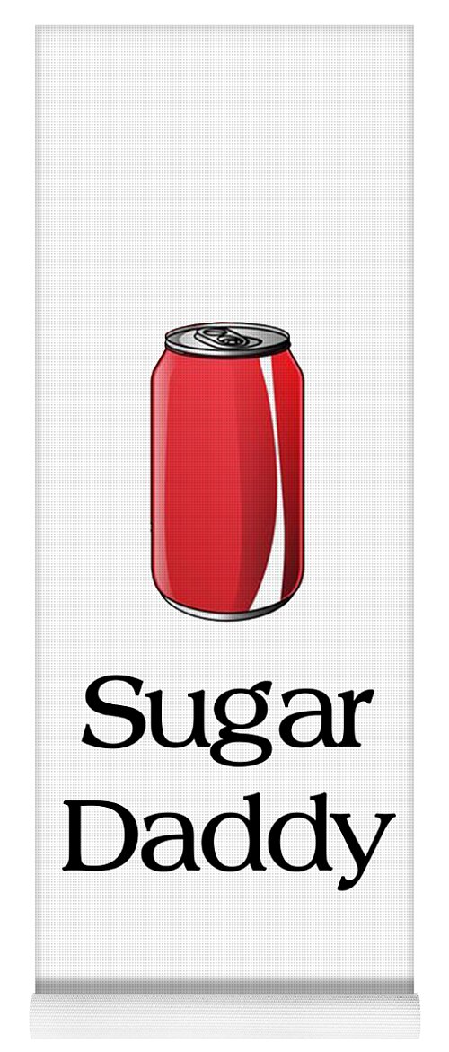 Sugar Daddy Yoga Mat featuring the digital art Sugar Daddy by Az Jackson