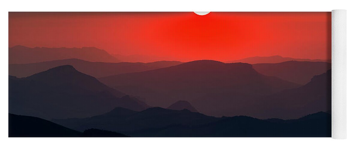 Balkan Mountains Yoga Mat featuring the photograph Sun Eye by Evgeni Dinev