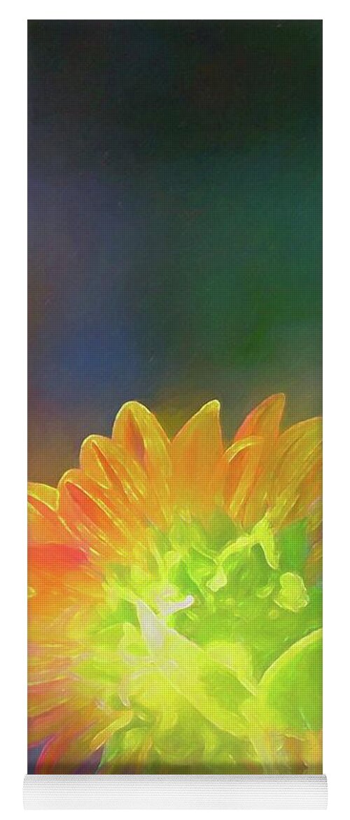 Floral Yoga Mat featuring the photograph Sunflower 27 by Pamela Cooper