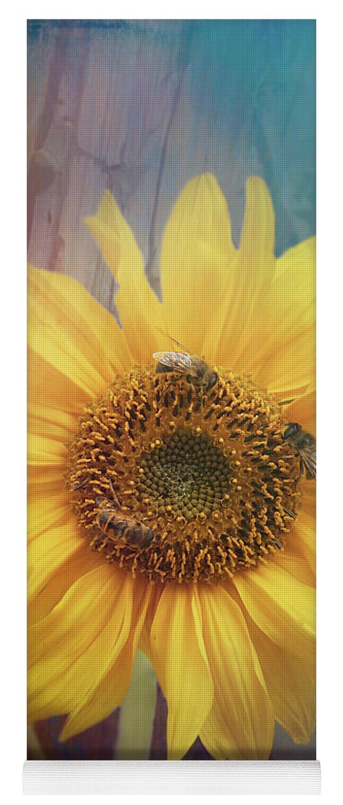 Botanical Yoga Mat featuring the photograph Sunflower by Sue Leonard