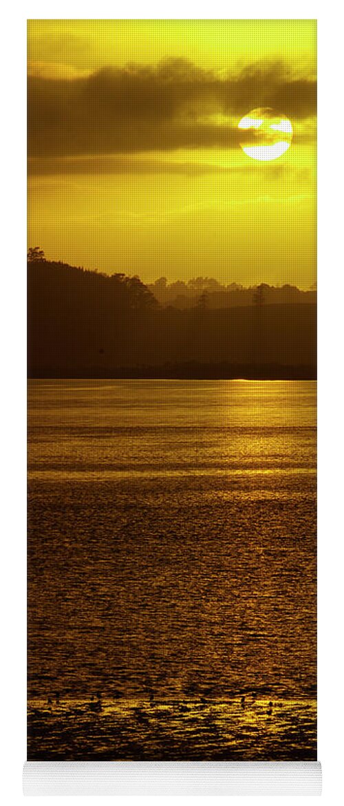 Sunrise Yoga Mat featuring the photograph Sunrise in Shelly Beach - Auckland, New Zealand by Kenneth Lane Smith